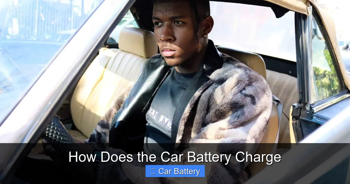 How Does the Car Battery Charge