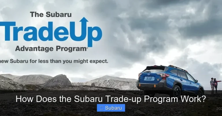 How Does the Subaru Trade-up Program Work?