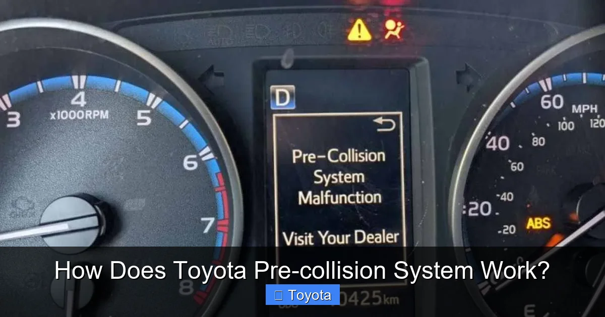How Does Toyota Pre-collision System Work?