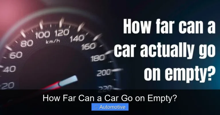 How Far Can a Car Go on Empty?