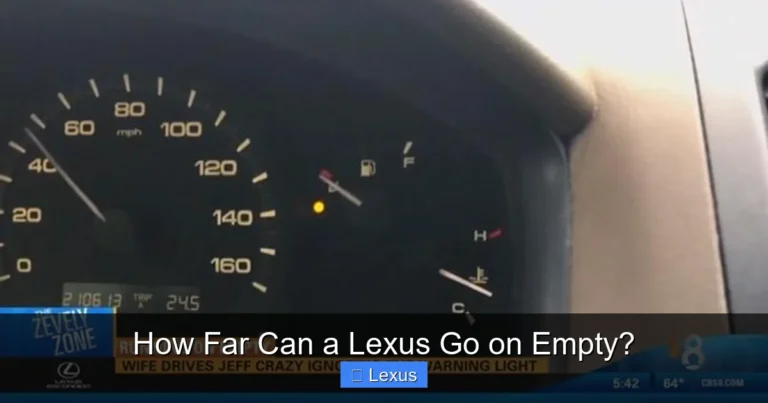 How Far Can a Lexus Go on Empty?