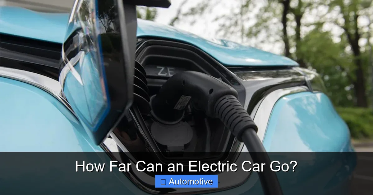 How Far Can an Electric Car Go?