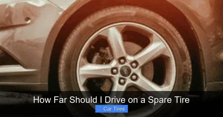 How Far Should I Drive on a Spare Tire