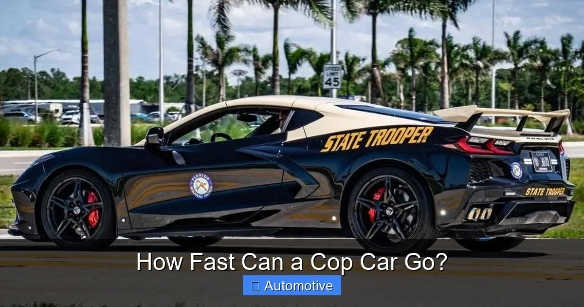 How Fast Can a Cop Car Go?