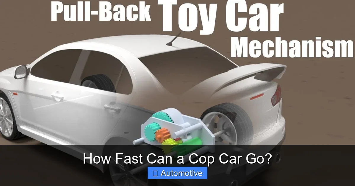 How Fast Can a Cop Car Go?