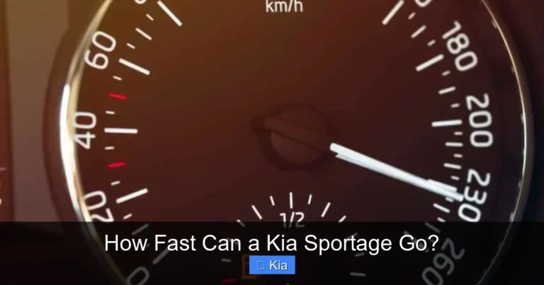 How Fast Can a Kia Sportage Go?