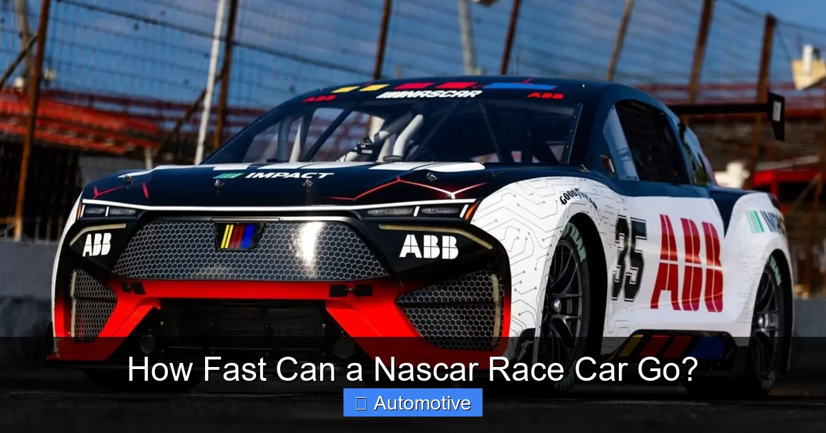 How Fast Can a Nascar Race Car Go?