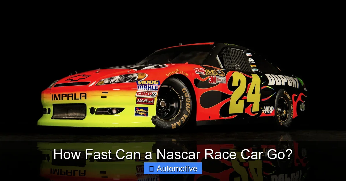 How Fast Can a Nascar Race Car Go?