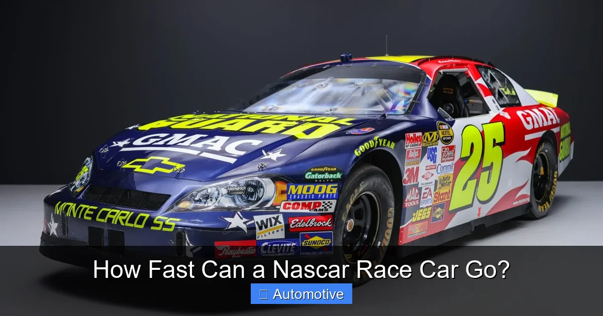 How Fast Can a Nascar Race Car Go?