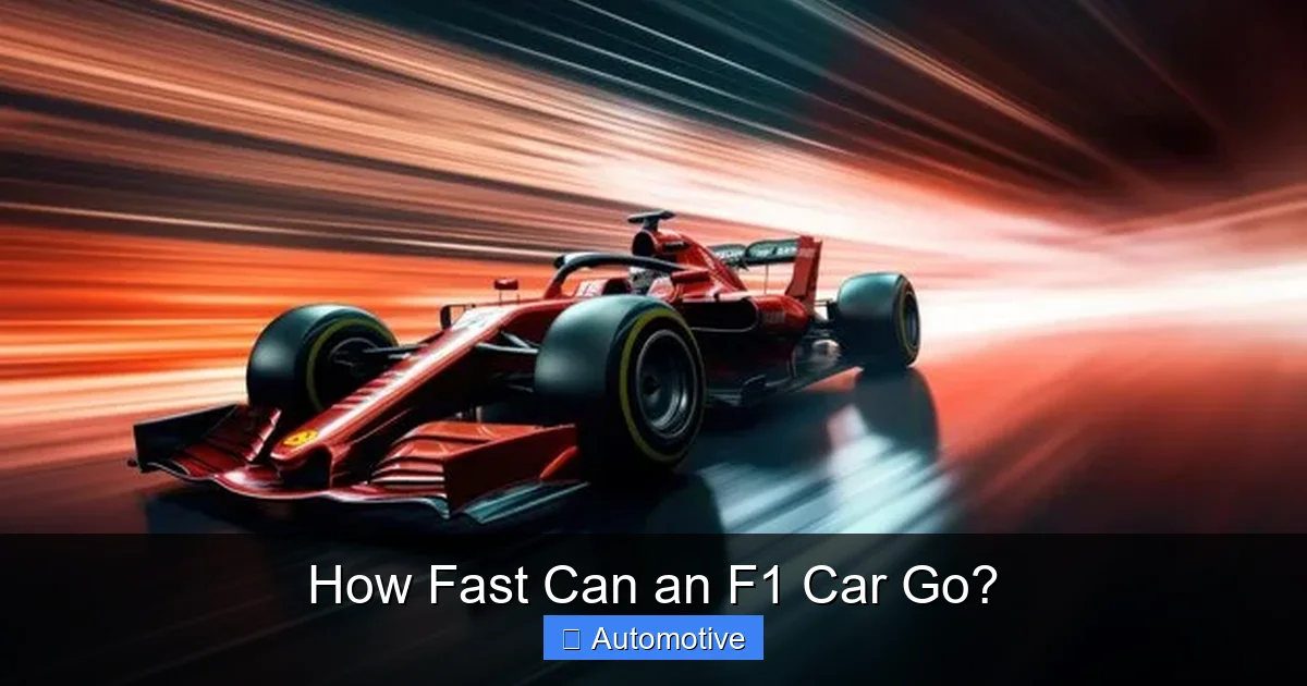 How Fast Can an F1 Car Go?