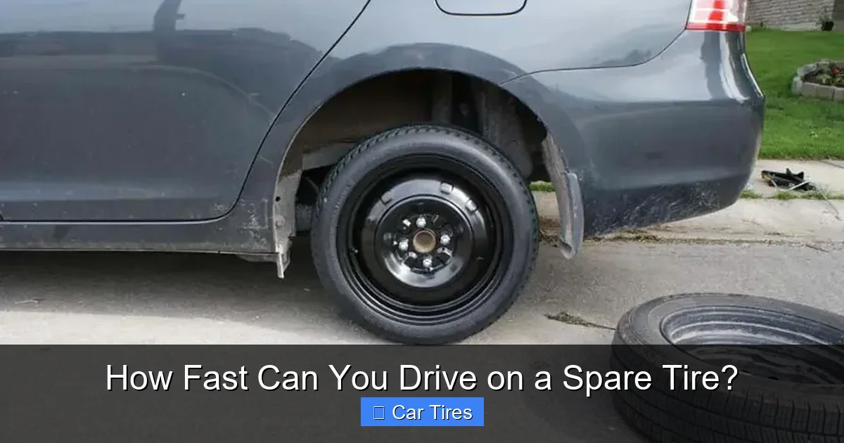 How Fast Can You Drive on a Spare Tire?
