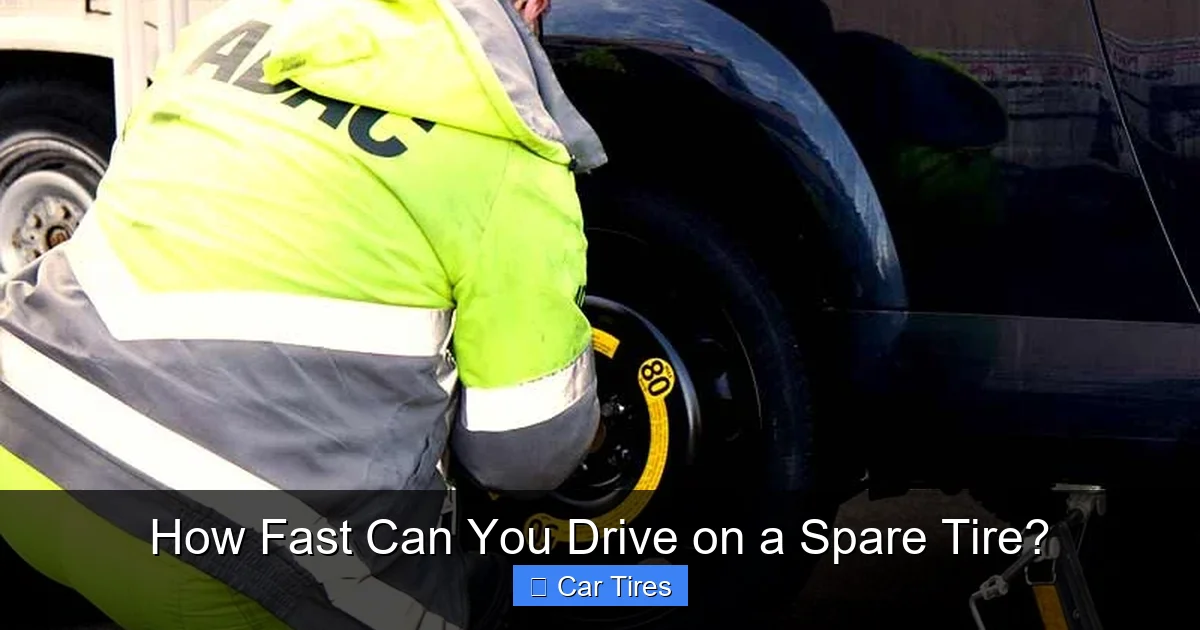How Fast Can You Drive on a Spare Tire?