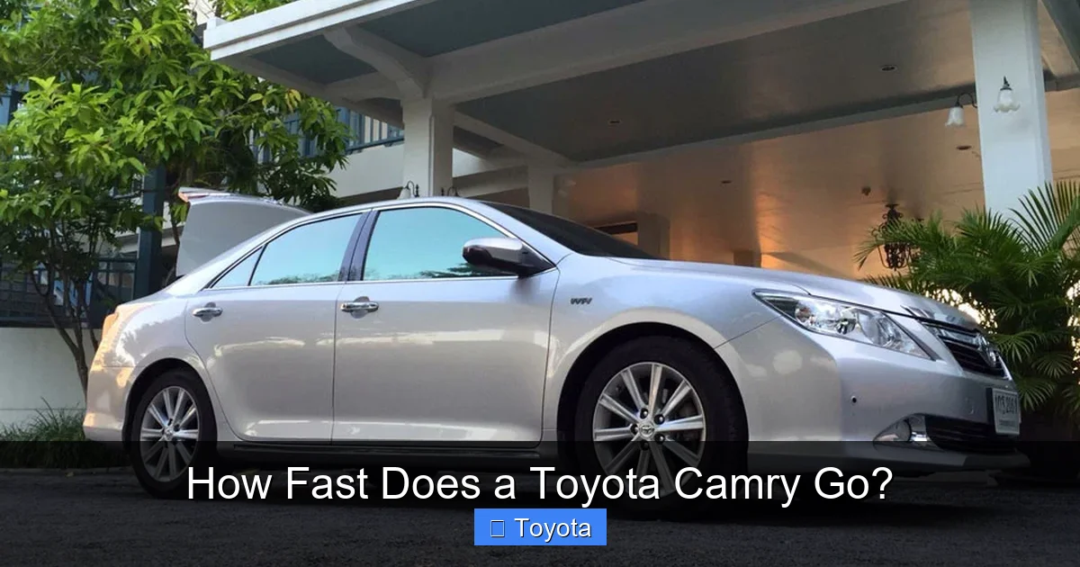 Surprising How Fast Does A Toyota Camry Go Images