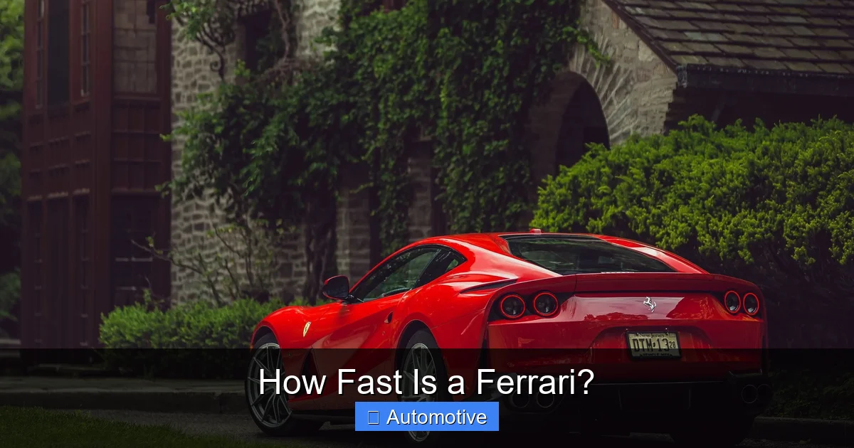 How Fast Is a Ferrari?