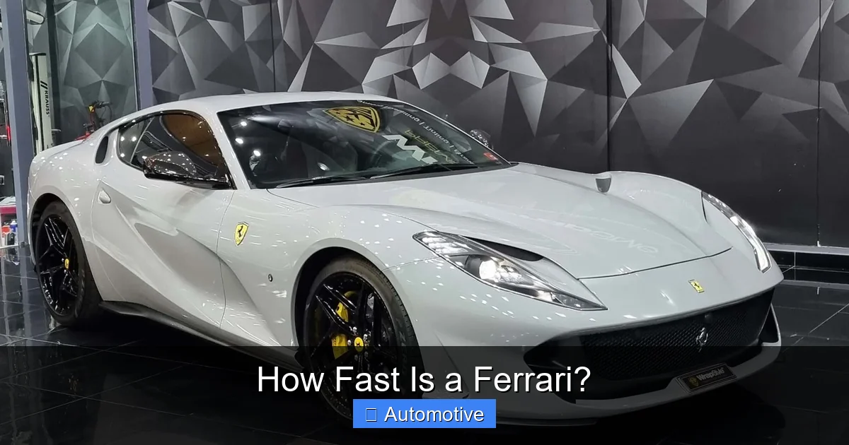 How Fast Is a Ferrari?