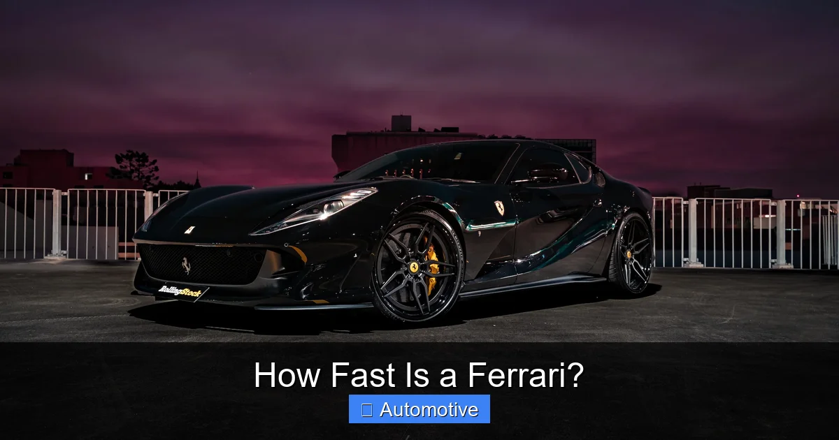 How Fast Is a Ferrari?