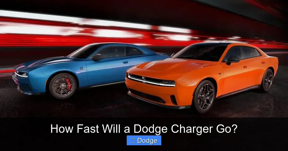 How Fast Will a Dodge Charger Go?