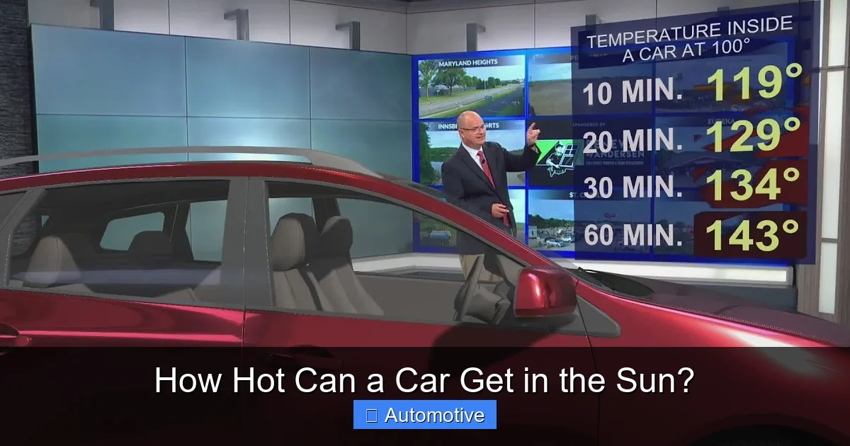 How Hot Can a Car Get in the Sun?