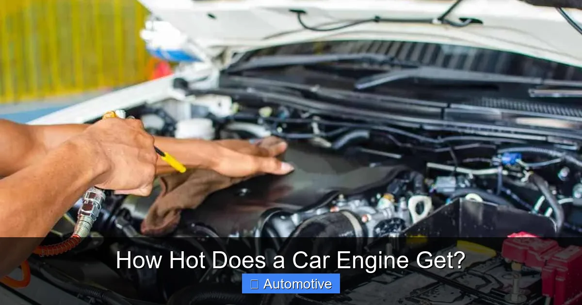 How Hot Does a Car Engine Get?
