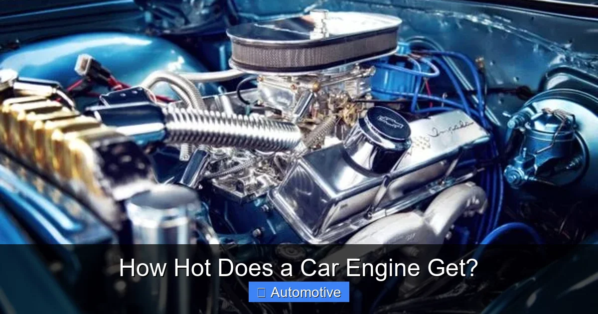 How Hot Does a Car Engine Get?