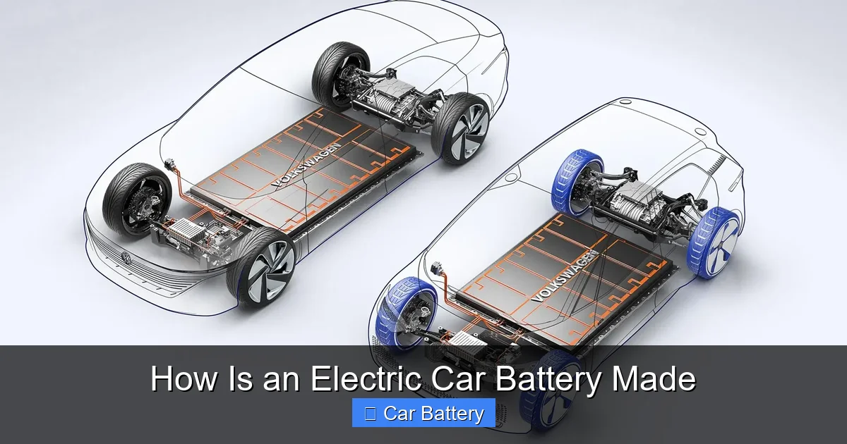 How Is an Electric Car Battery Made