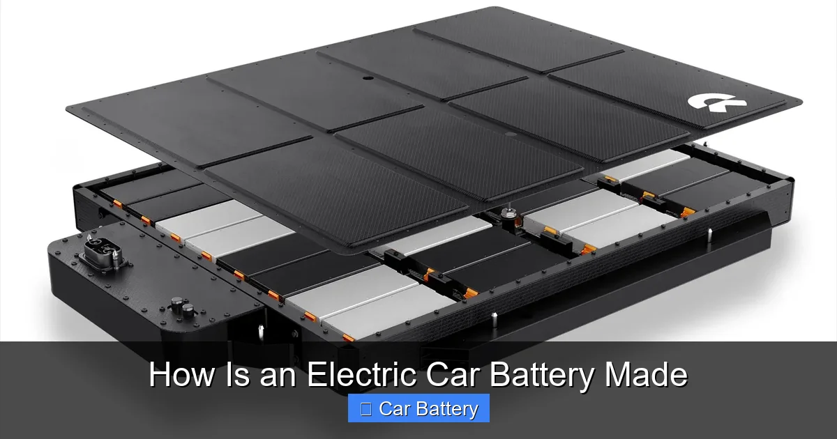 How Is an Electric Car Battery Made