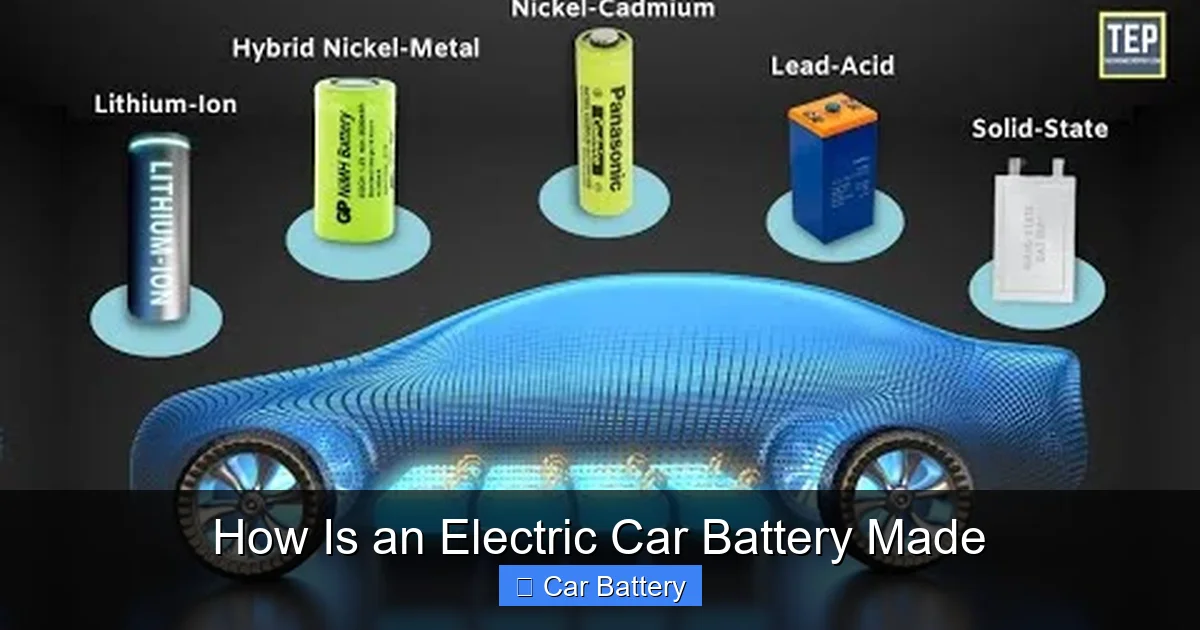 How Is an Electric Car Battery Made