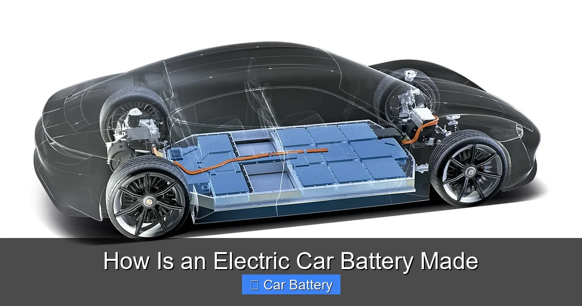 How Is an Electric Car Battery Made
