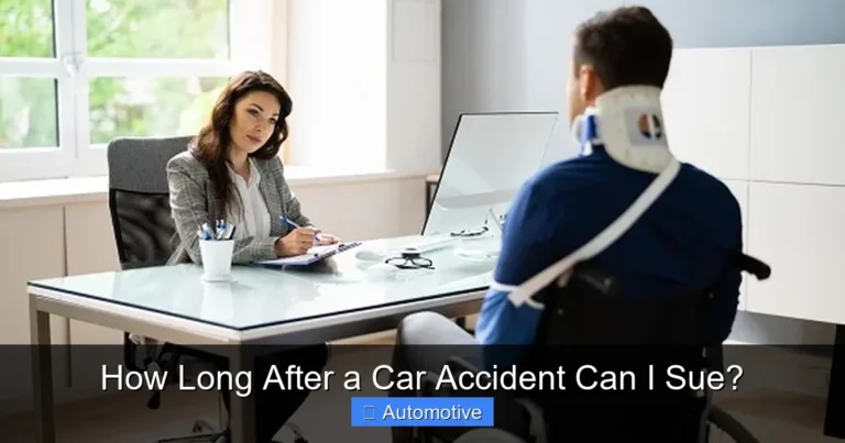 How Long After a Car Accident Can I Sue?