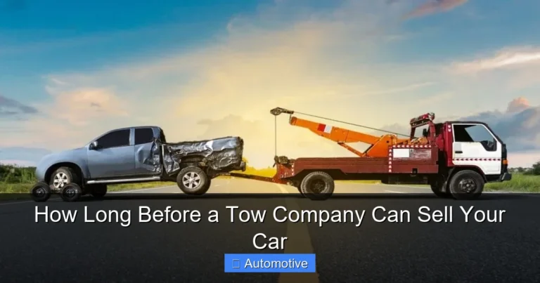 How Long Before a Tow Company Can Sell Your Car
