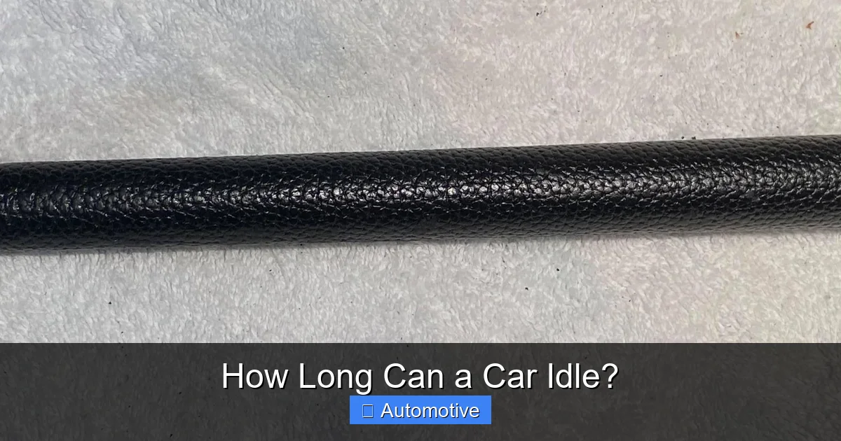 How Long Can a Car Idle?