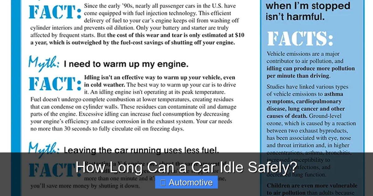 How Long Can a Car Idle Safely?