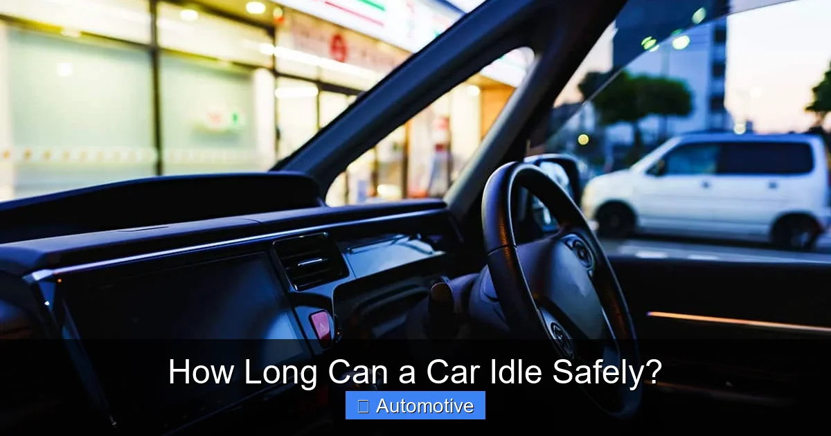 How Long Can a Car Idle Safely?