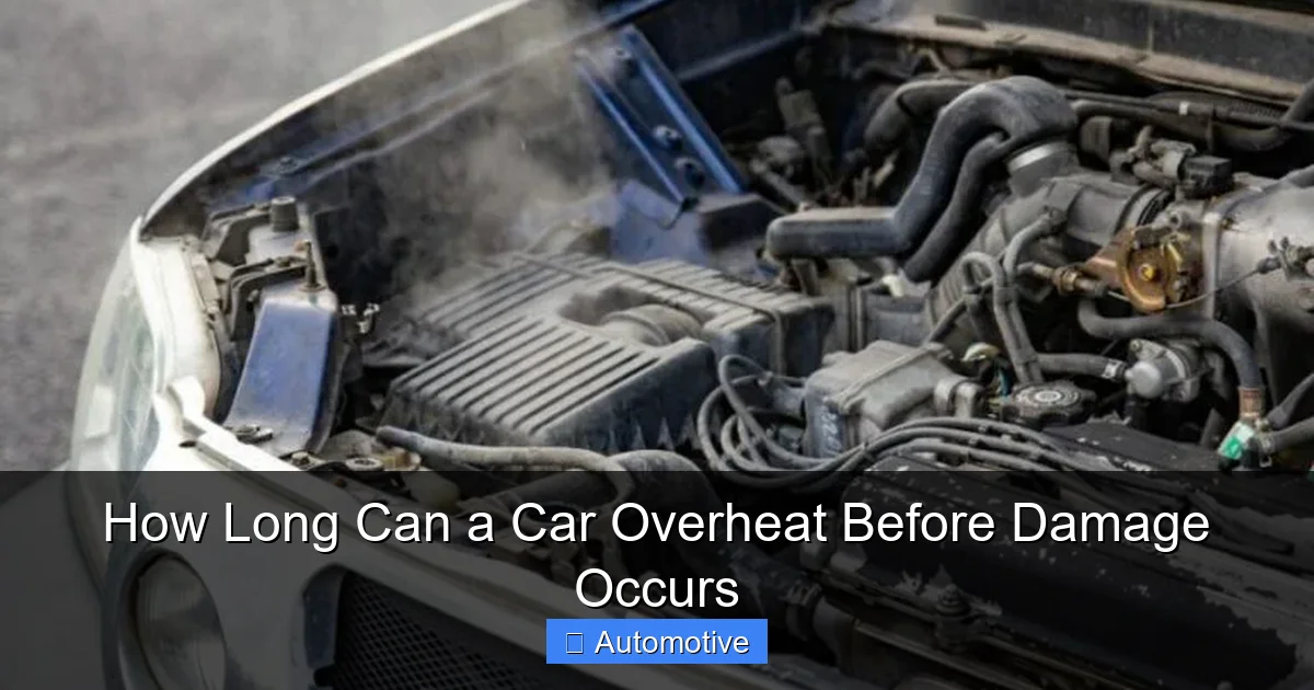 How Long Can a Car Overheat Before Damage Occurs