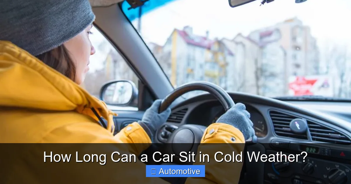 How Long Can a Car Sit in Cold Weather?