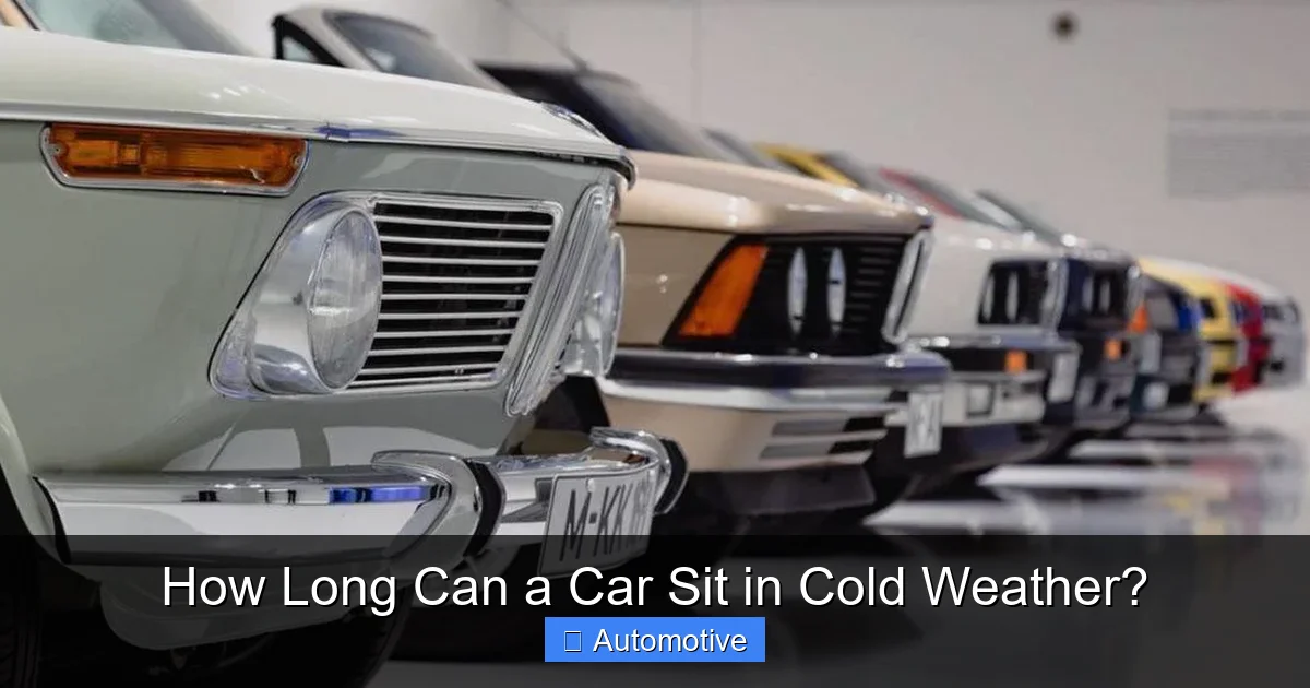 How Long Can a Car Sit in Cold Weather?