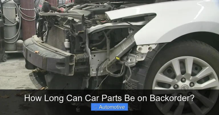 How Long Can Car Parts Be on Backorder?