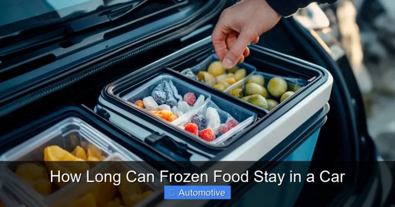 How Long Can Frozen Food Stay in a Car