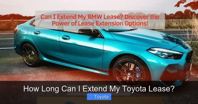 How Long Can I Extend My Toyota Lease?