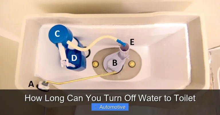 How Long Can You Turn Off Water to Toilet