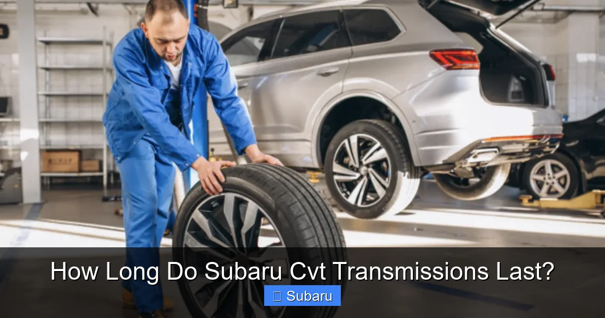 How Long Do Subaru Cvt Transmissions Last?