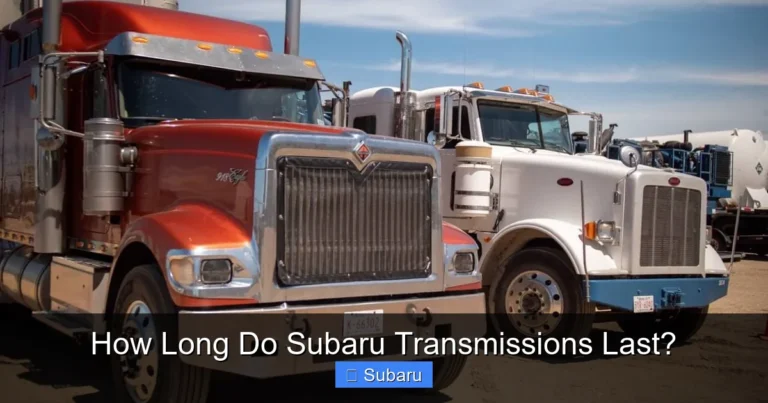 How Long Do Subaru Transmissions Last?