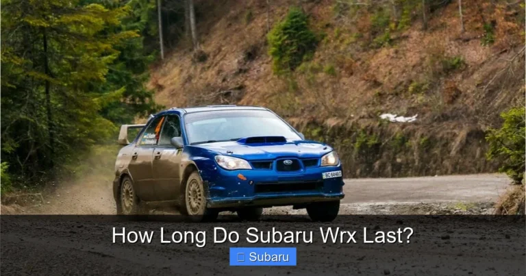 How Long Do Subaru Wrx Last?