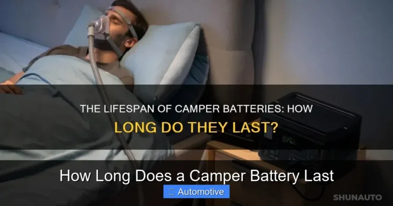 How Long Does a Camper Battery Last