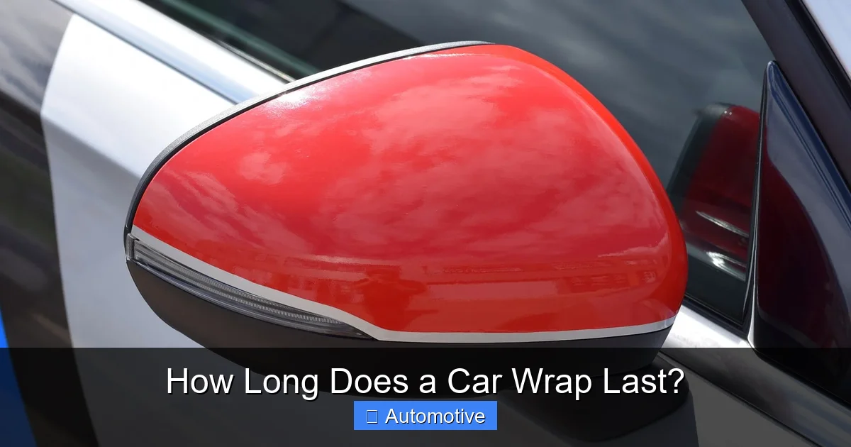 How Long Does a Car Wrap Last?