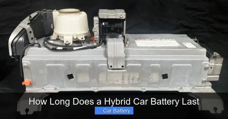 How Long Does a Hybrid Car Battery Last