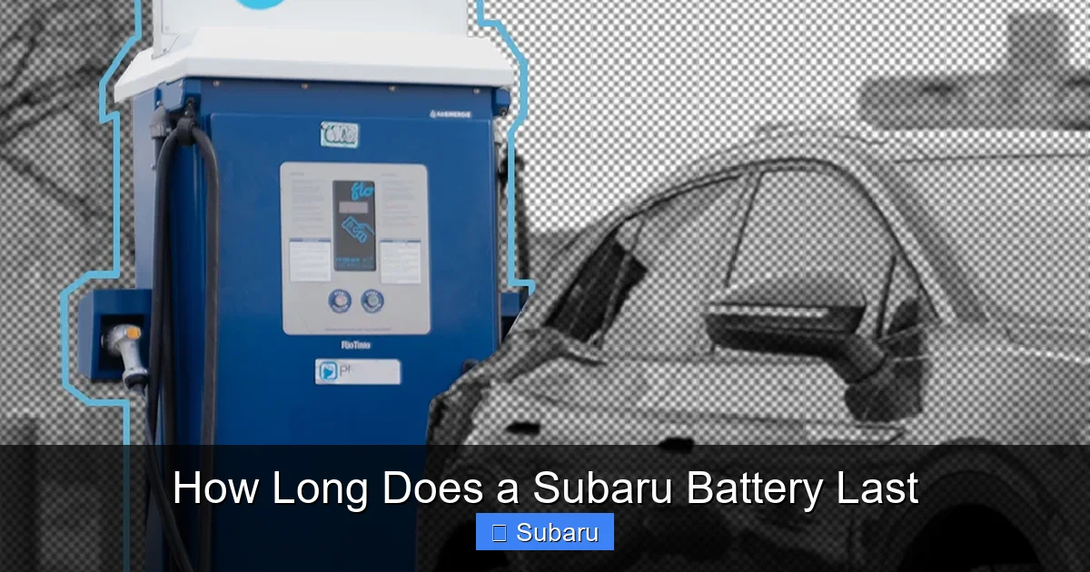 How Long Does a Subaru Battery Last