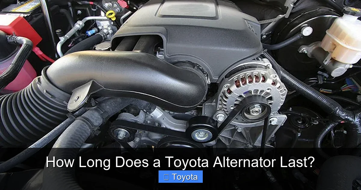 How Long Does a Toyota Alternator Last?