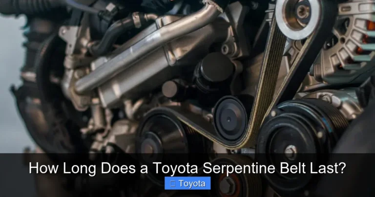 How Long Does a Toyota Serpentine Belt Last?
