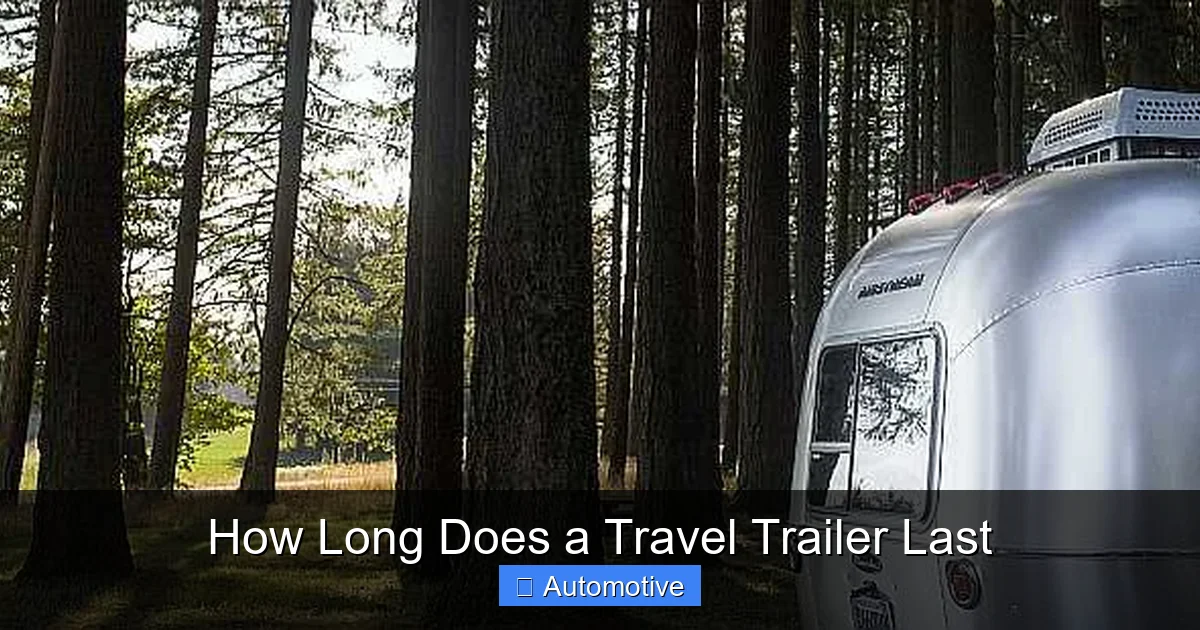 How Long Does a Travel Trailer Last